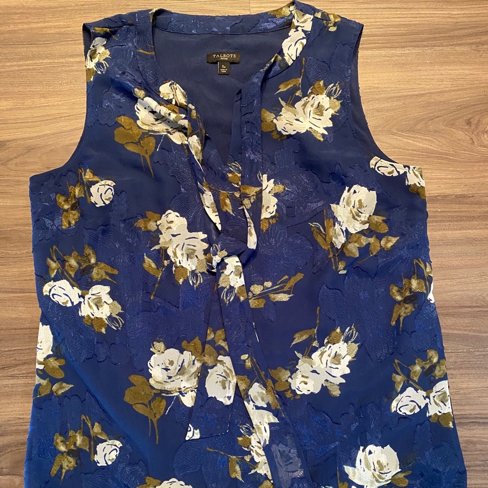 Talbots Floral Blouse *last chance